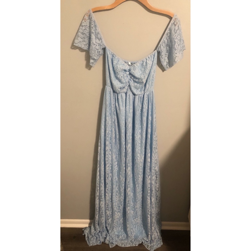 Women’s Lace Maternity Photo Shoot Dress Size Large Never Worn